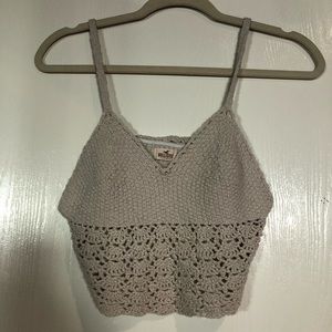 Hollister Knitted Crop Top